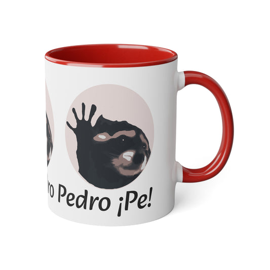 Meme Mug Taza | Mapache Pedro Pedro Pedro Pedro Pe