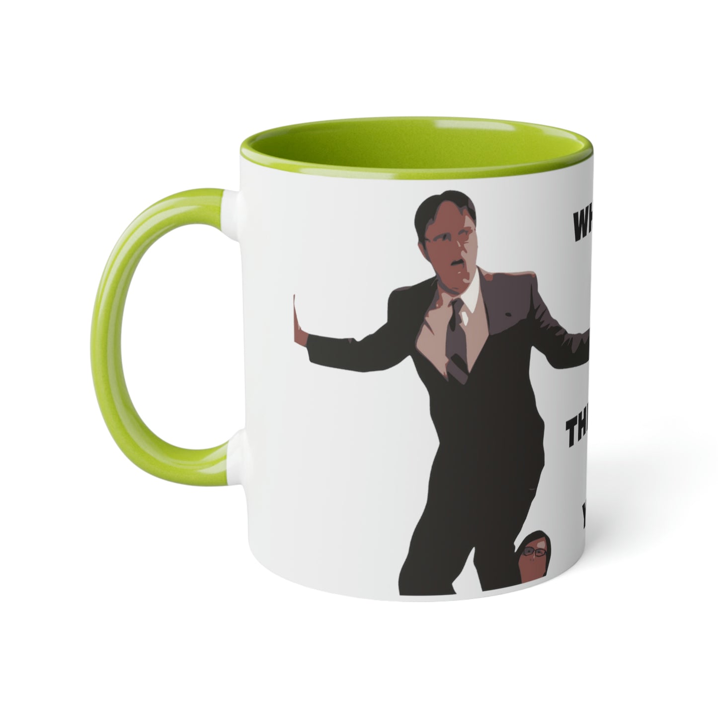 Meme Mug Dunder Mifflin workplace comedy - Why are you the way that you are?
