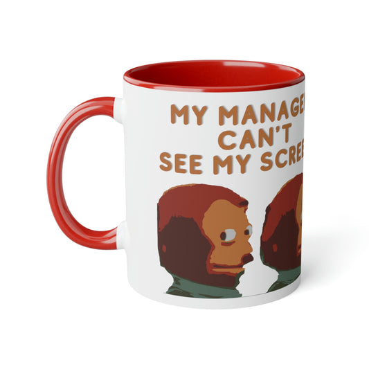 MemeMug Monkey Puppet Manager Mug