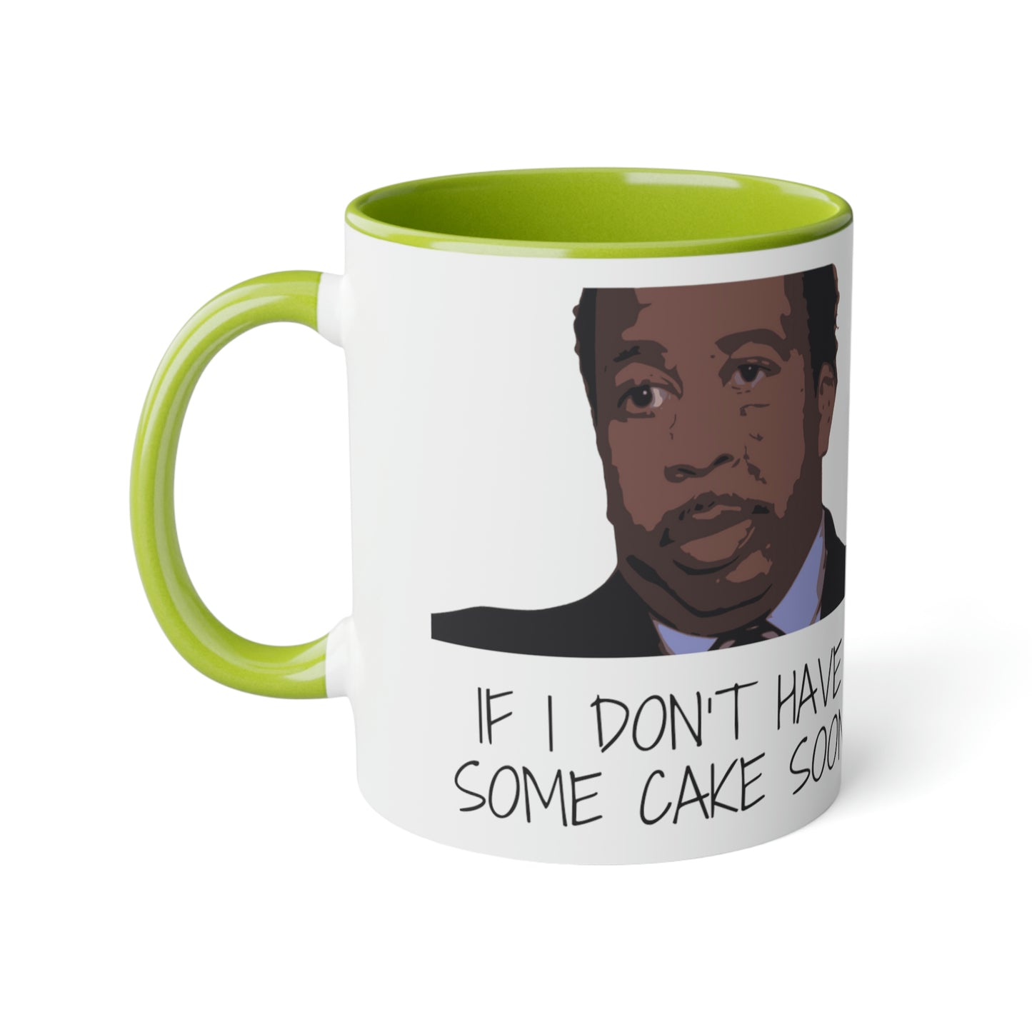 Meme Mug Dunder Mifflin workplace comedy - If I don’t have some cake soon, I might die